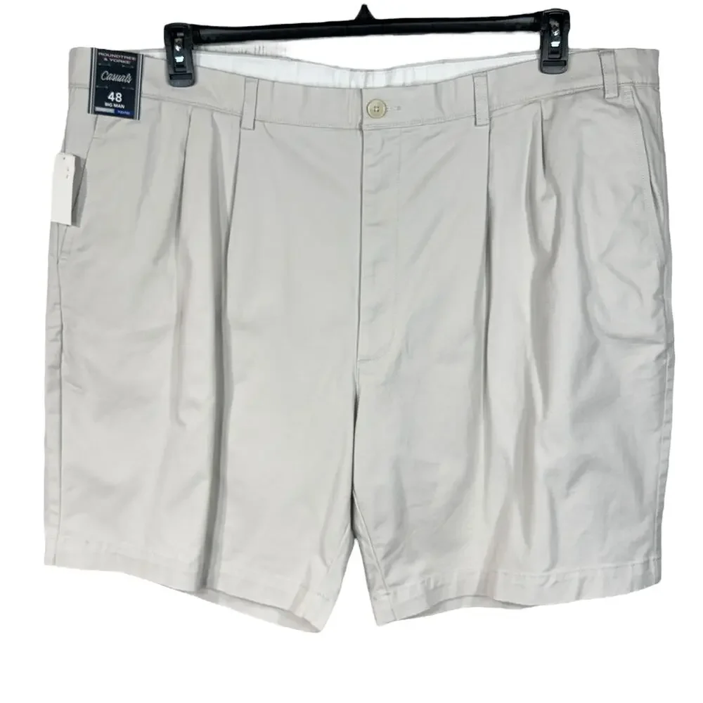 Roundtree & Yorke SZ 48 Casual Shorts Classic Fit Pleated 9